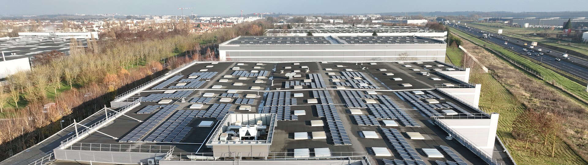 Toyota Material Handling Paris onsite solar
