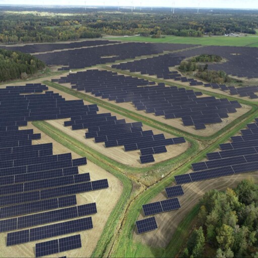 Axfood solar park in Hallstavik, Sweden