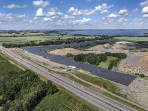 Alight solar park in Linköping